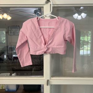 Leotard cover-up crop top 2T/4T